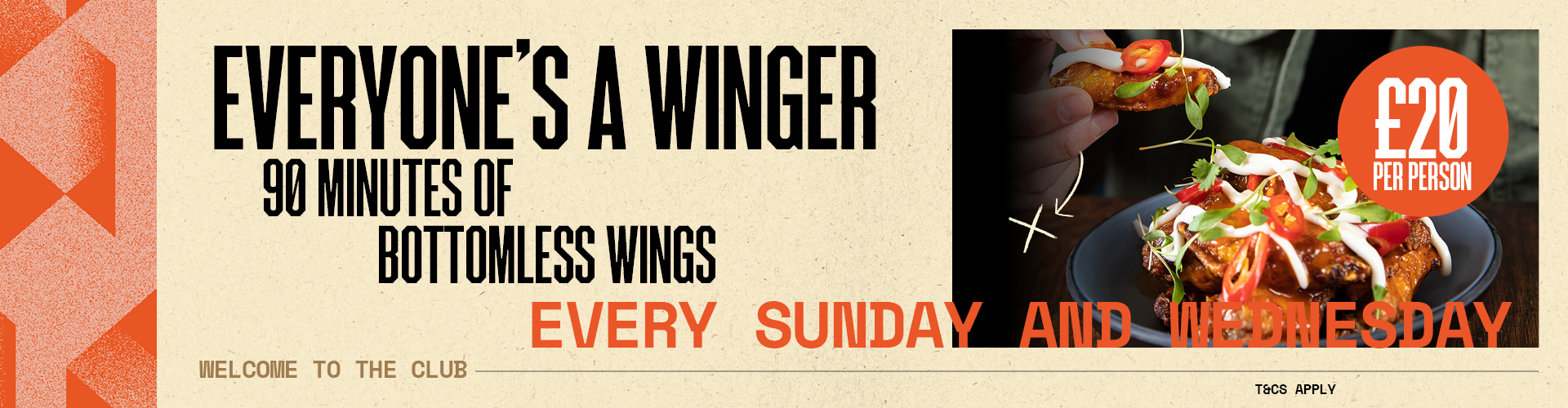 Bottomless Wings in Leicester Square